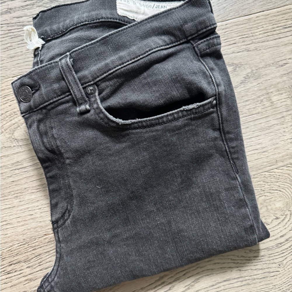 Rag & Bone Distressed Grey Jeans